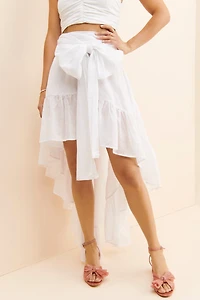 Erika Pena Chloe Bow Front Skirt