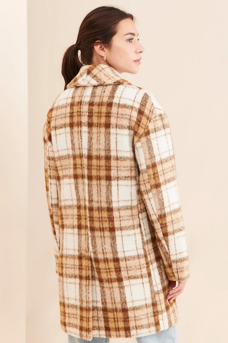 Avec Les Filles Shawl Collared Coat