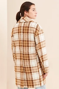 Avec Les Filles Shawl Collared Coat