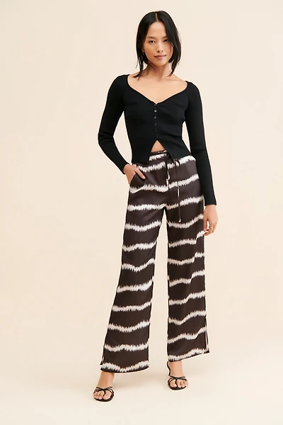 4th & Reckless Annicka Printed Trousers