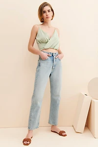 4th & Reckless Rosaria Wrap Top