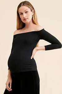 HATCH Maternity Off-The-Shoulder Top