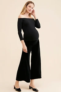 HATCH Maternity Off-The-Shoulder Top