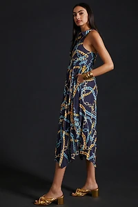 Maeve Pleated Hanky Hem Dress