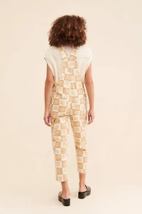 Brixton Christina Cropped Overalls