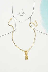 Uncommon James Initial Chain Monogram Necklace
