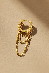 Uncommon James Chain Huggie Earrings