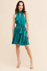 Halter Neck Mini Dress