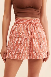 Hutch Printed Cargo Shorts