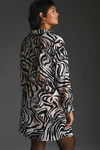 Graphic Print Mini Dress