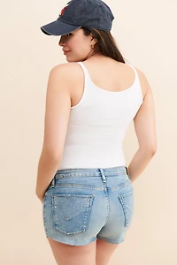 Hudson Maternity Gemma Mid-Rise Shorts