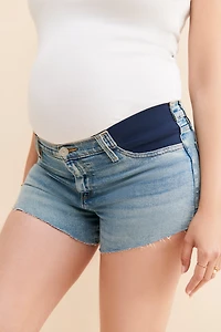 Hudson Maternity Gemma Mid-Rise Shorts
