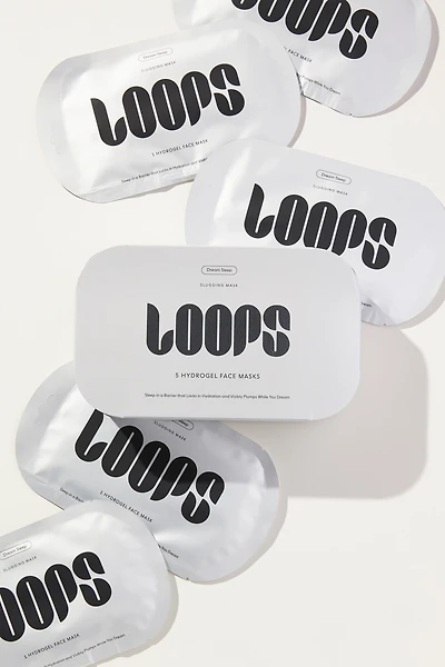 Loops Beauty Dream Sleep Nighttime Slugging Hydrogel Face Mask Set