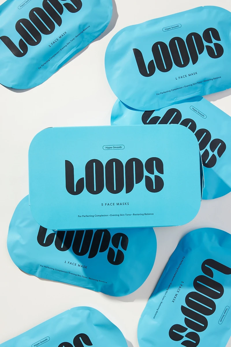 Loops Beauty Hyper Smooth Dark Spot Hydrogel Face Mask Set