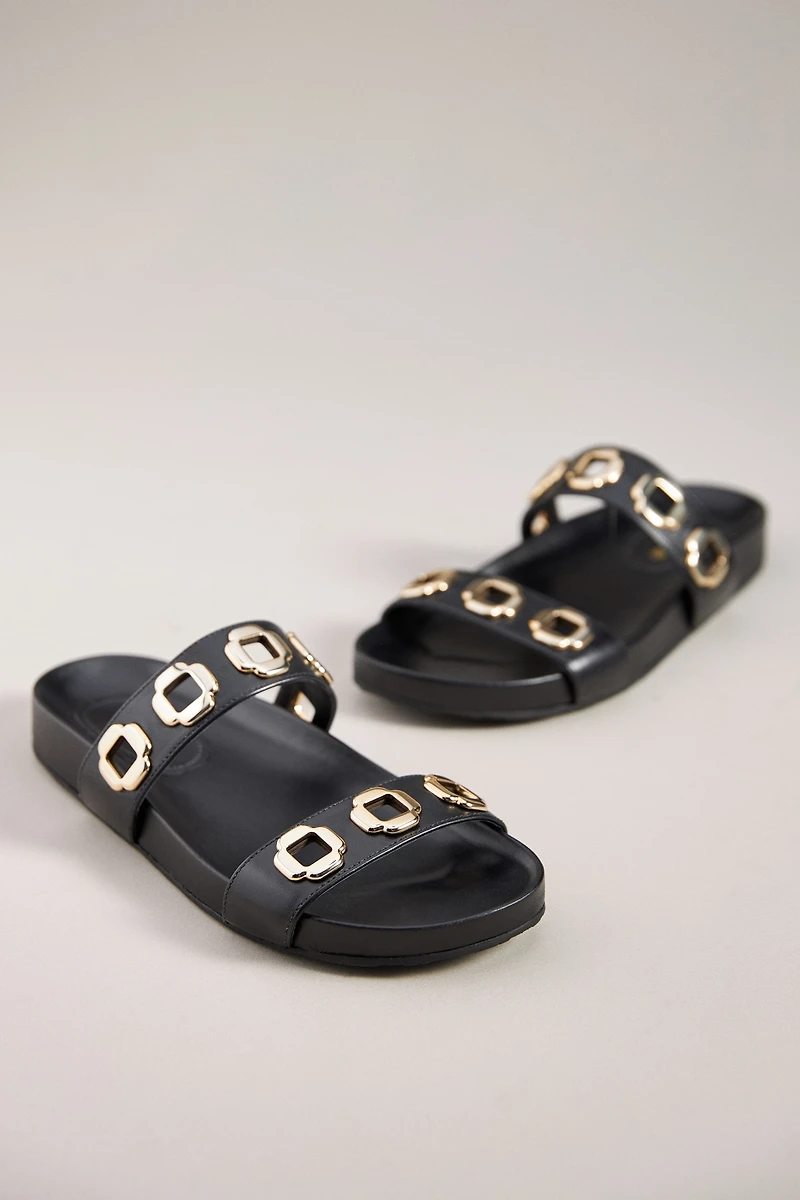 Larroudé Milan Slide Sandals