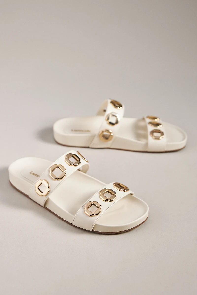 Larroudé Milan Slide Sandals