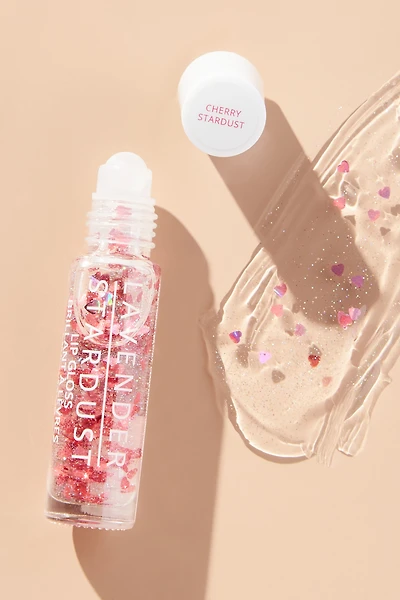 Lavender Stardust Kissing Glitter Roll-On Lip Gloss