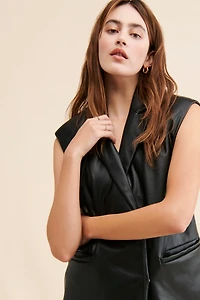 Native Youth Ian Vegan Leather Gilet
