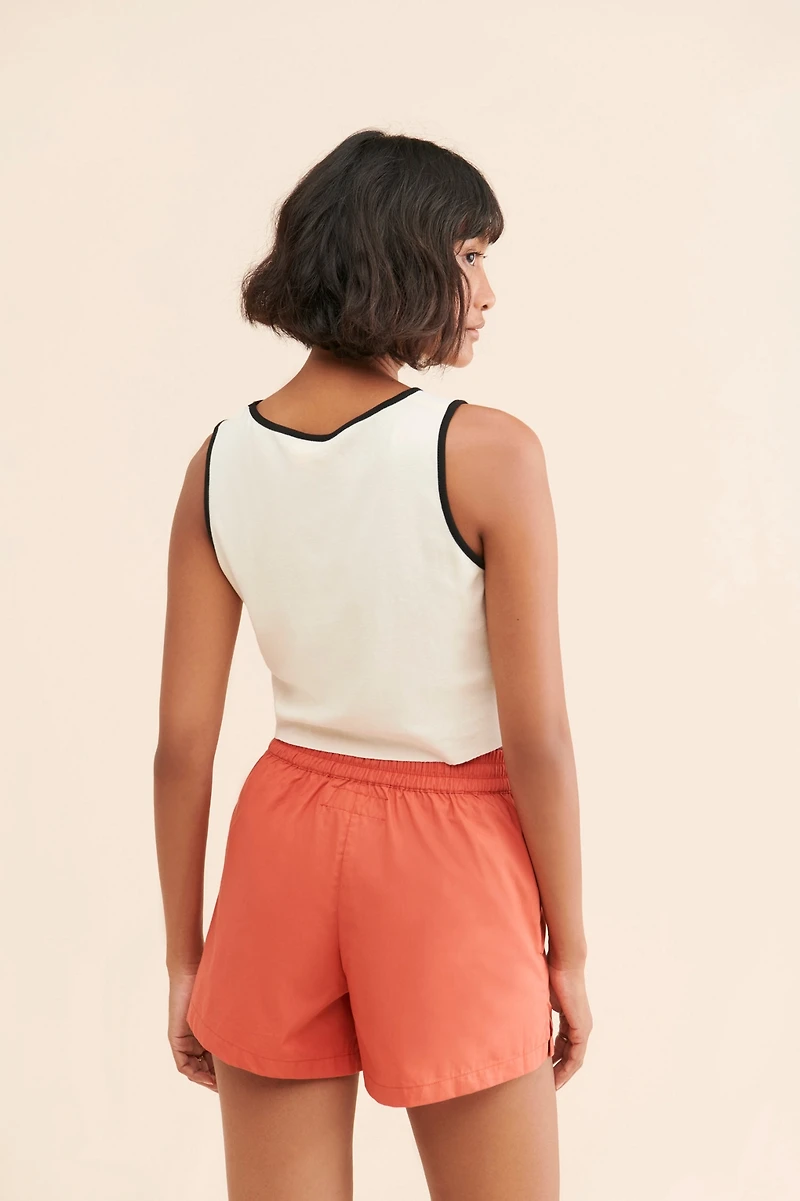 Rationalle Riba Poplin Drawstring Shorts