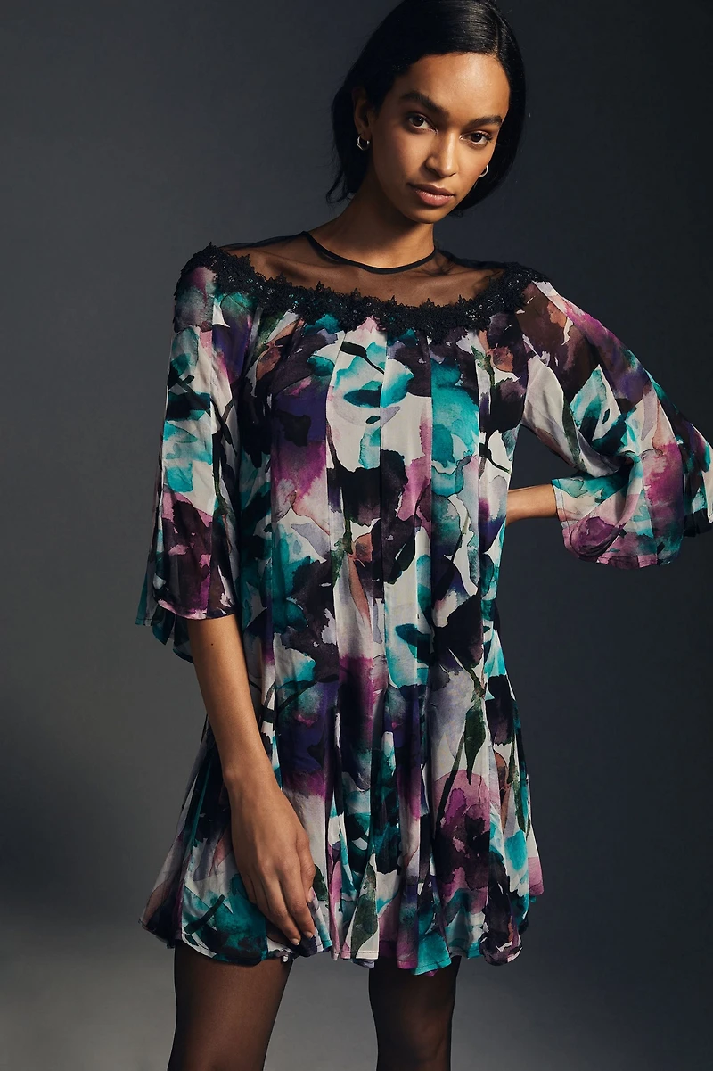 Flutter-Sleeve Dress