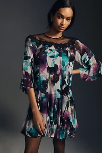 Flutter-Sleeve Dress