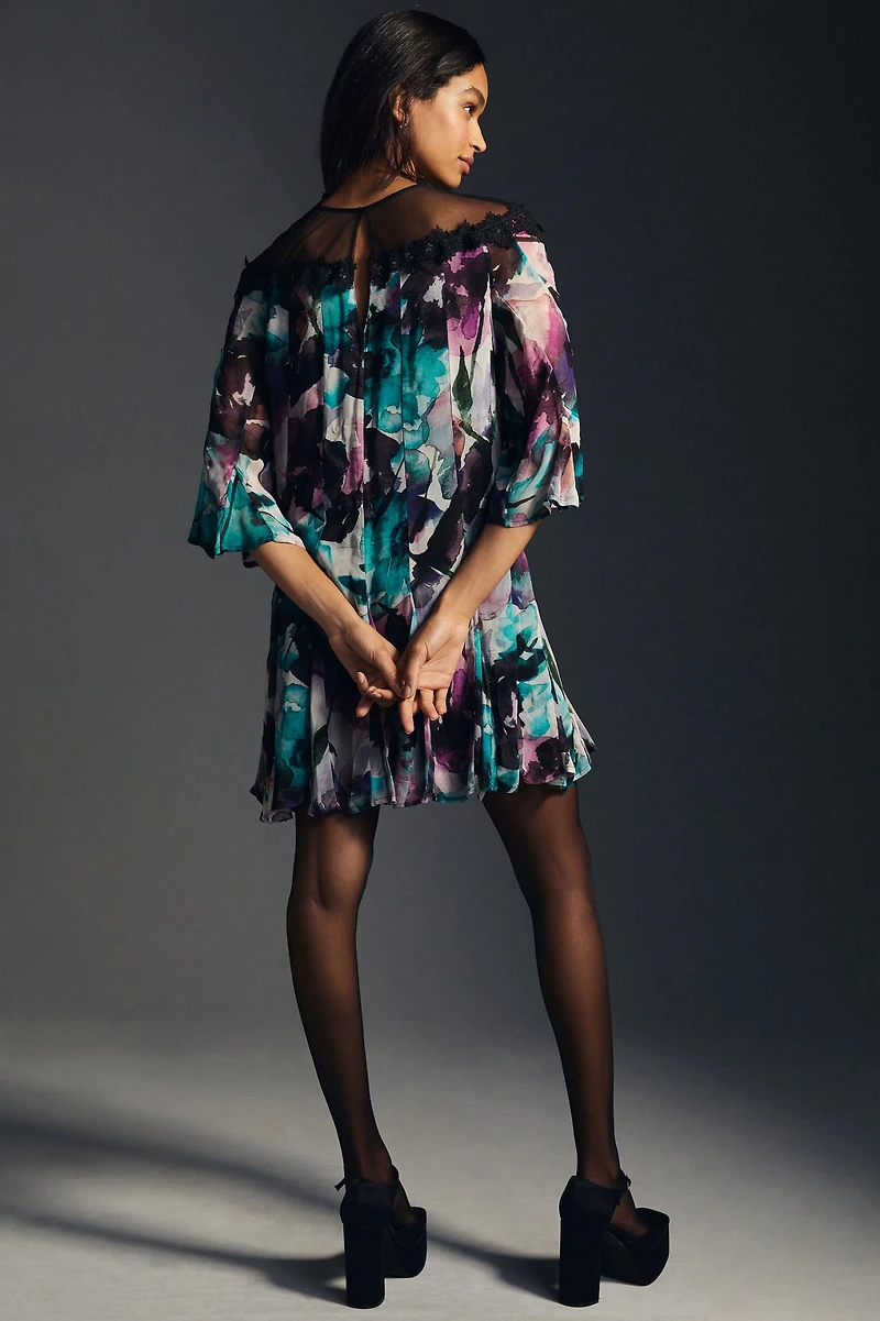 Flutter-Sleeve Dress