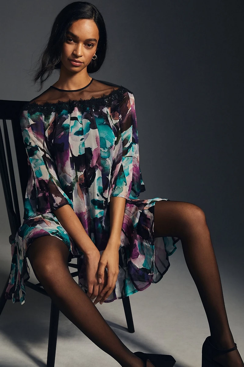 Flutter-Sleeve Dress