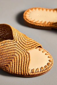 Carrie Forbes Salon Woven Slide Sandals