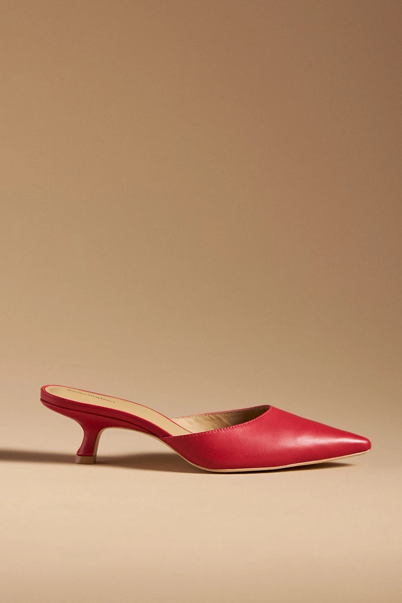 Reformation Wilda Kitten-Heel Mules