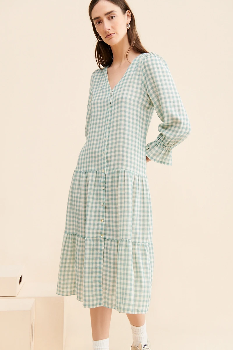 Little Lies Hannah Gingham Dress