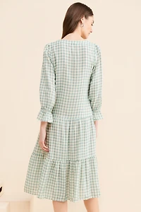 Little Lies Hannah Gingham Dress