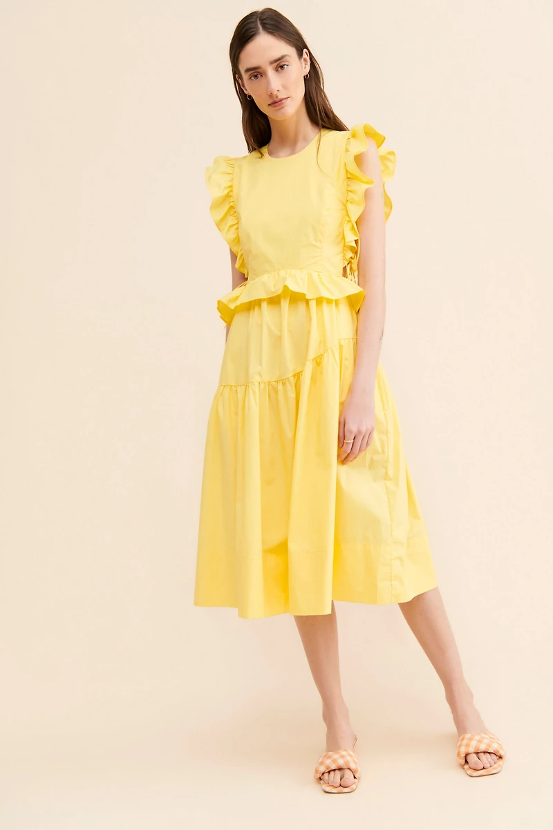 Allina Liu Camilla Midi Dress