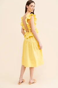 Allina Liu Camilla Midi Dress