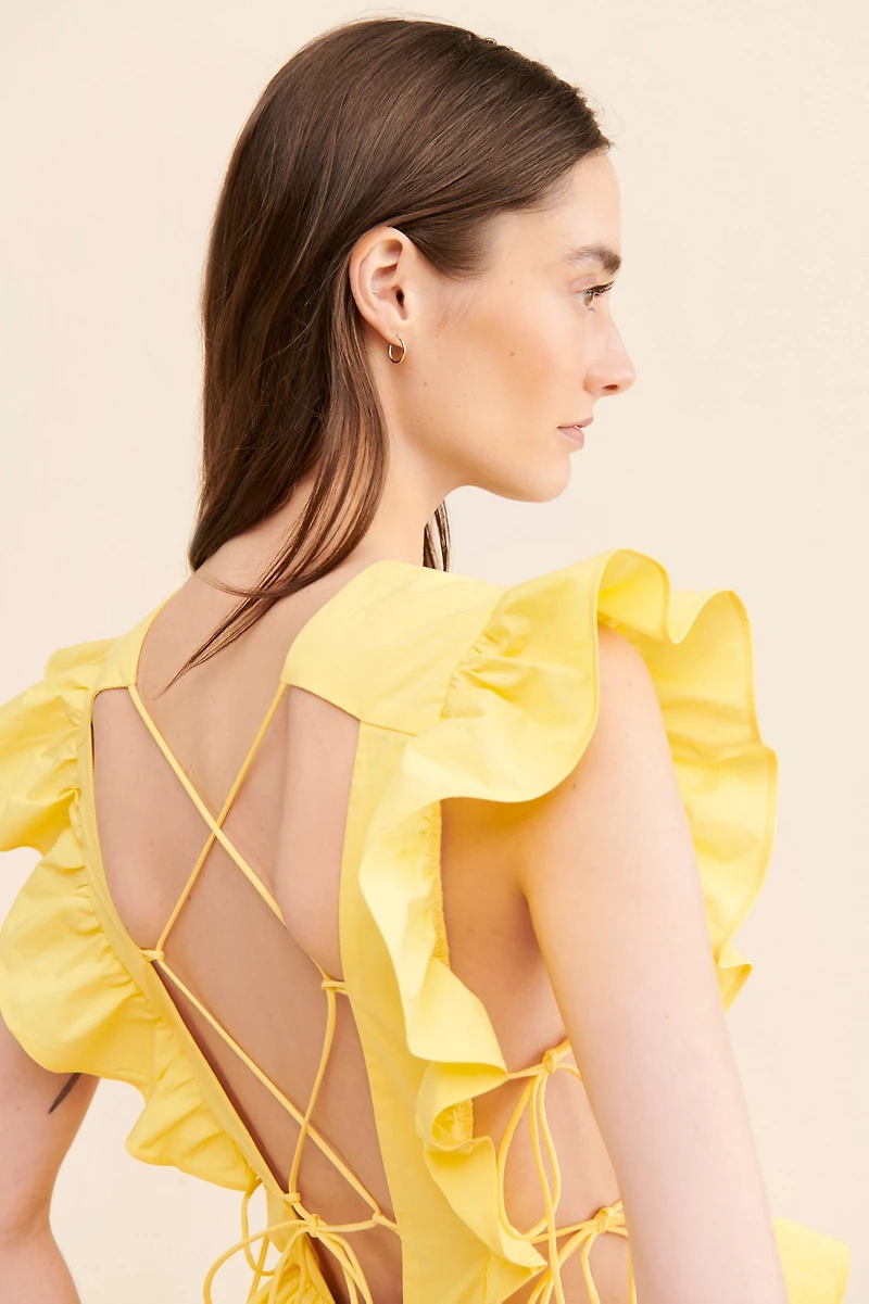 Allina Liu Camilla Midi Dress