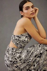 Printed Midi Dress