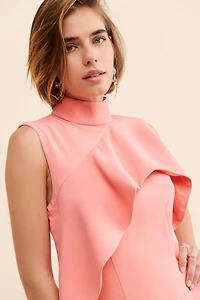 Keepsake Ruffle Fitted Mini Dress