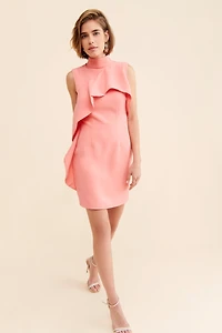 Keepsake Ruffle Fitted Mini Dress