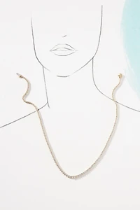 Graduated Diamond Tennis Necklace