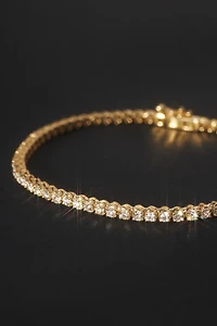Bezel Disc Diamond Bracelet