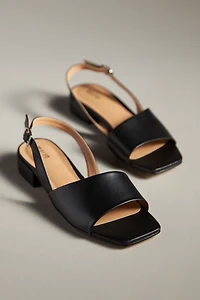 Maeve Asymmetric Slingback Heels