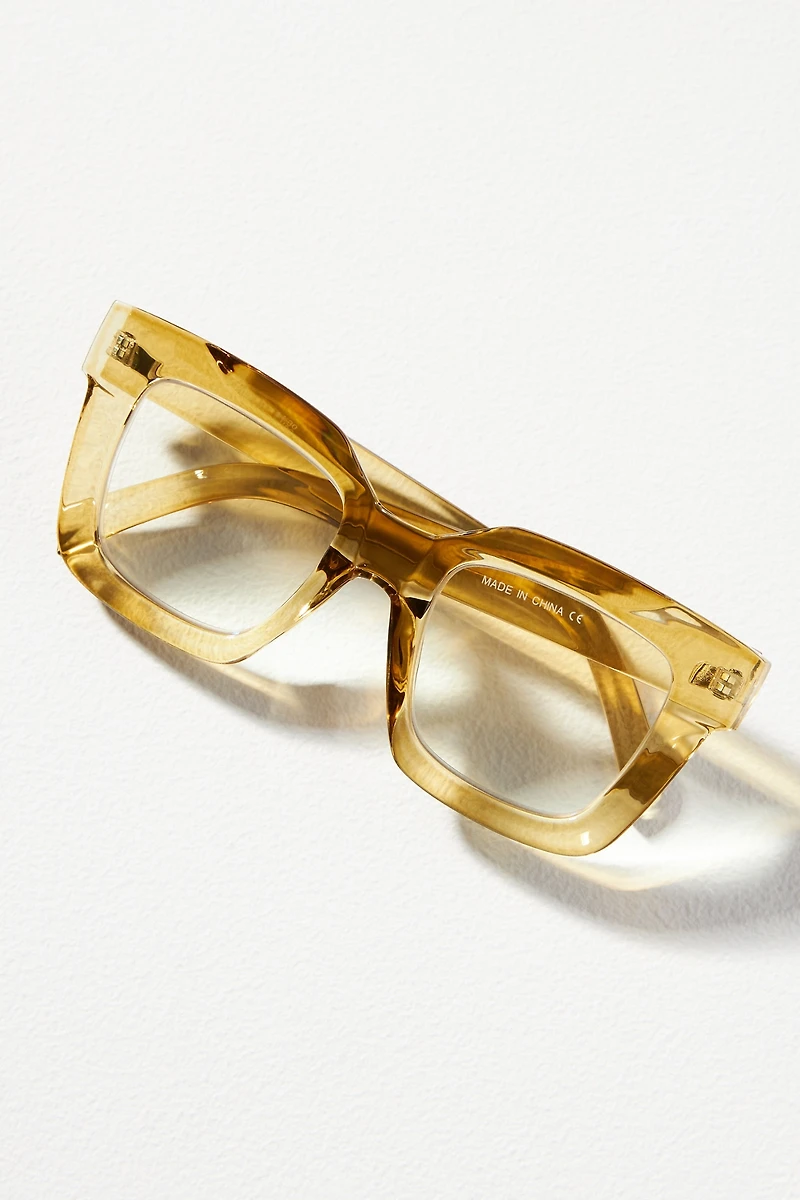 Chunky Cara Translucent Reading Glasses
