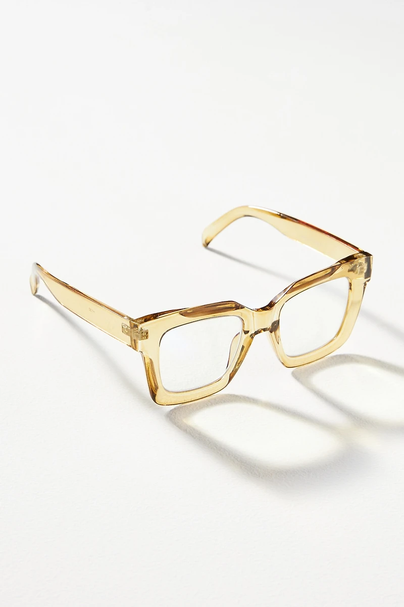 Chunky Cara Translucent Reading Glasses