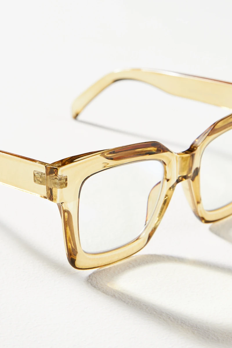 Chunky Cara Translucent Reading Glasses