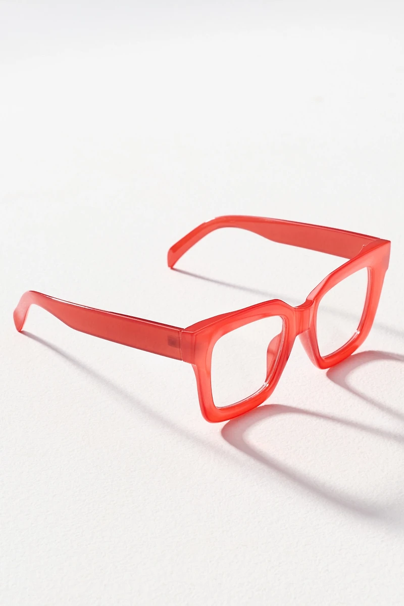 Chunky Cara Translucent Blue Light Readers