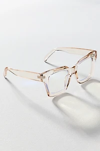 Chunky Cara Translucent Blue Light Readers