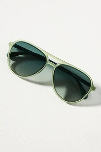 Goodr Amelia Earhart Ghosted Me Polarized Aviator Sunglasses
