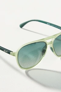 Goodr Amelia Earhart Ghosted Me Polarized Aviator Sunglasses