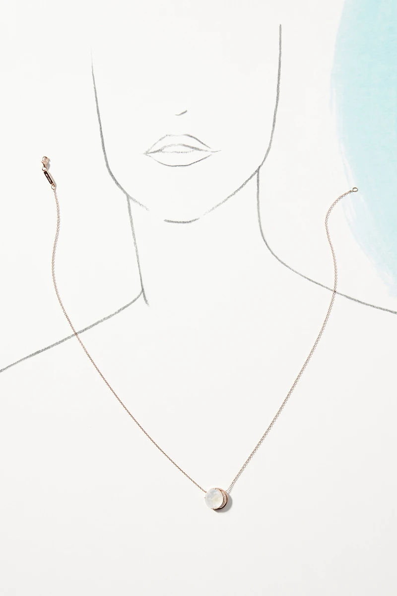 Sirciam Jewelry Moon Phase Necklace