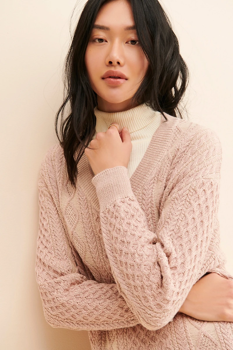 Back Beat Co. Fisherman Metallic Sweater Dress