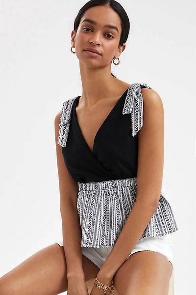 Dolan V-Neck Tie Tank